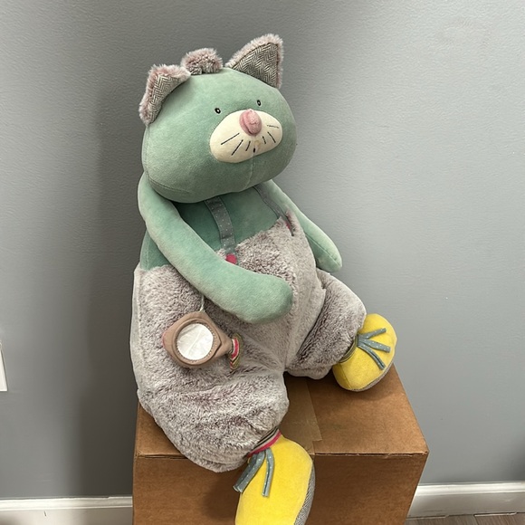 Moulin Roty Les Pachat Blue activity cat kids toy- good condition - Picture 10 of 12